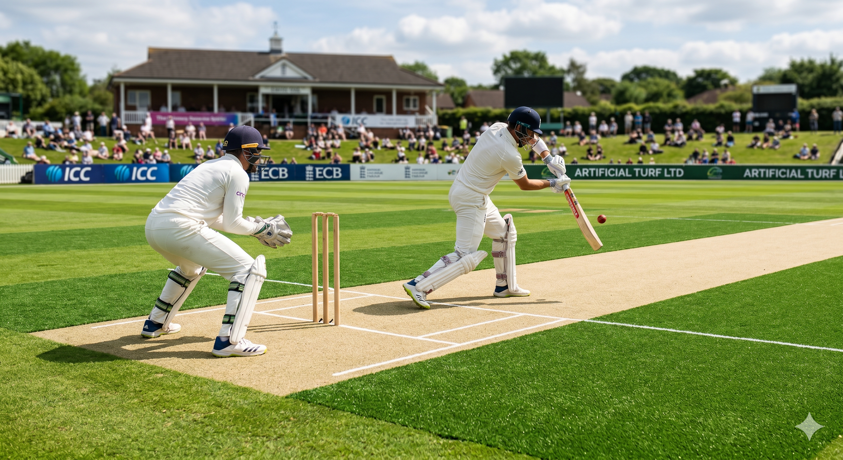 Artificial turf cricket ground by GCM Netting