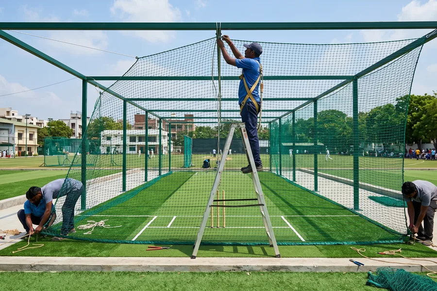 Cricket Net Installation – GCM Netting