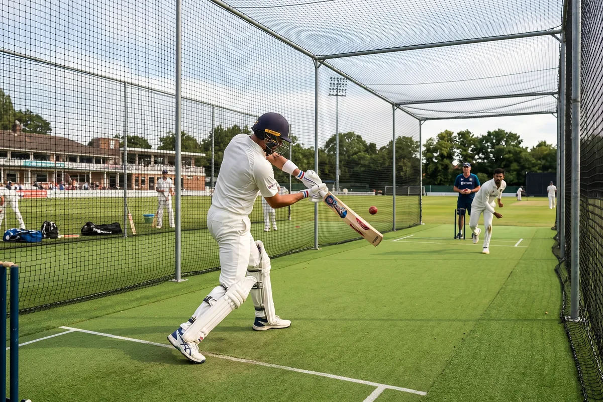 Cricket net installation by GCM Netting – South India